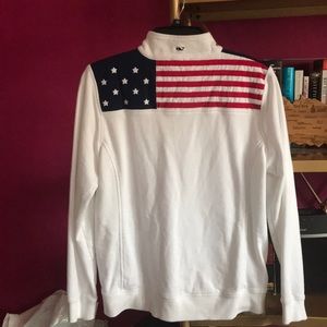 Vineyard vines american flag shep shirt